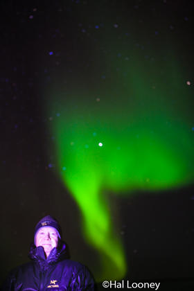 Hal and Aurora Borealis, Winter, Sub-arctic